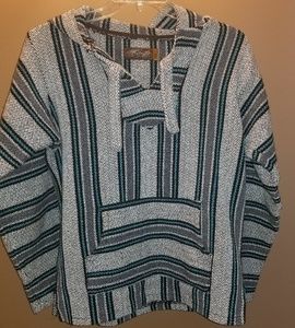 Hooded Pancho Jacket